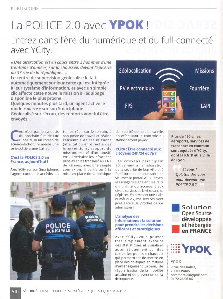 Article YCity - La Gazette octobre 2019 n°40