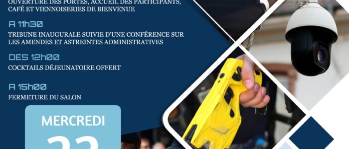 Affiche salon sécurité Avignon